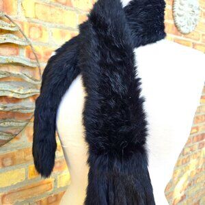 Black Rabbit Winter Scarf